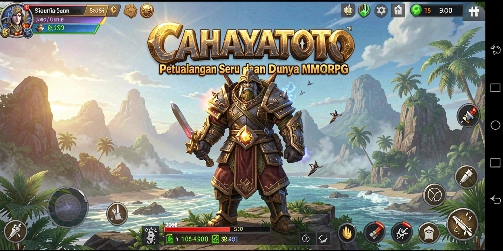 Gameplay seru di dunia fantasi CAHAYATOTO dengan berbagai petualangan.
