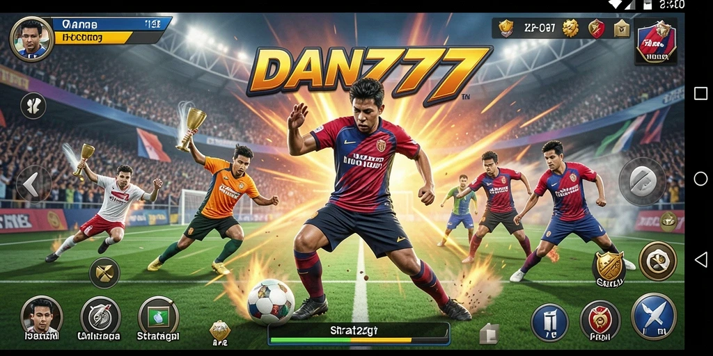 Tampilan gameplay yang dinamis dan menarik di DAN777.