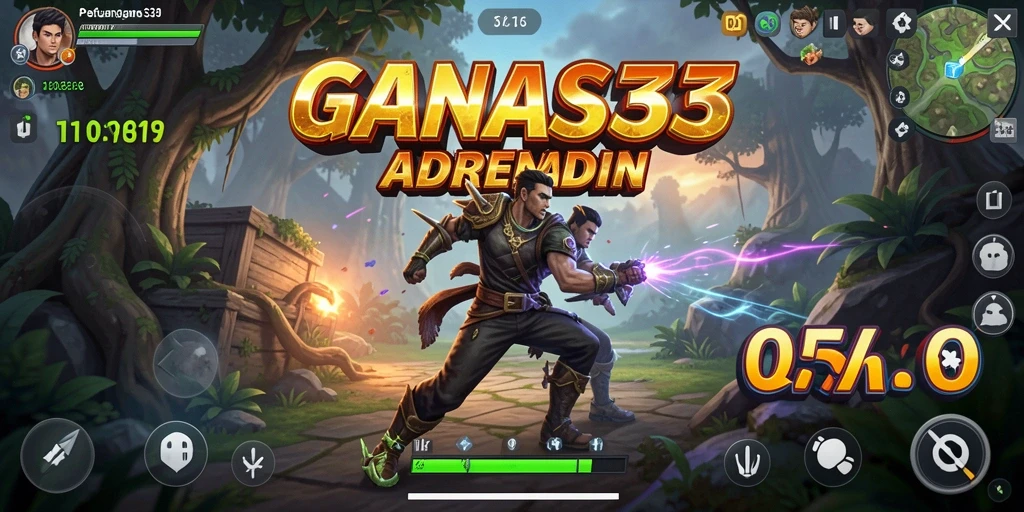 Tampilan gameplay <strong>GANAS33</strong> yang seru dalam petualangan epik.