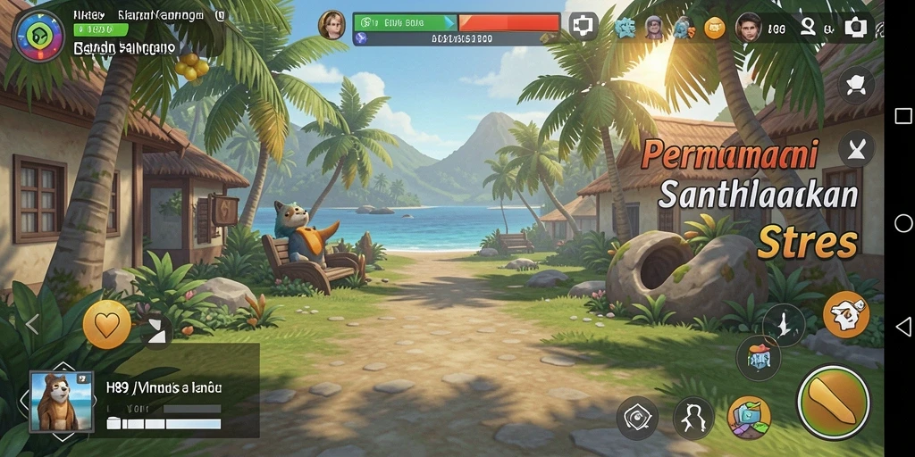 Screenshot H89 yang menunjukkan gameplay yang menyenangkan dan santai.