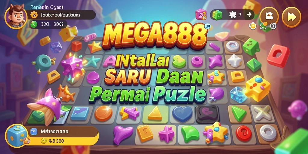 Tampilan gameplay MEGA888 dengan tantangan puzzle yang menarik.