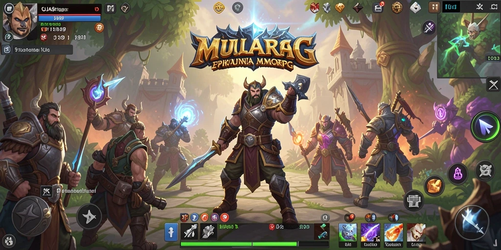 Screenshot OJA89 menampilkan aksi mendalam dalam permainan MMORPG.