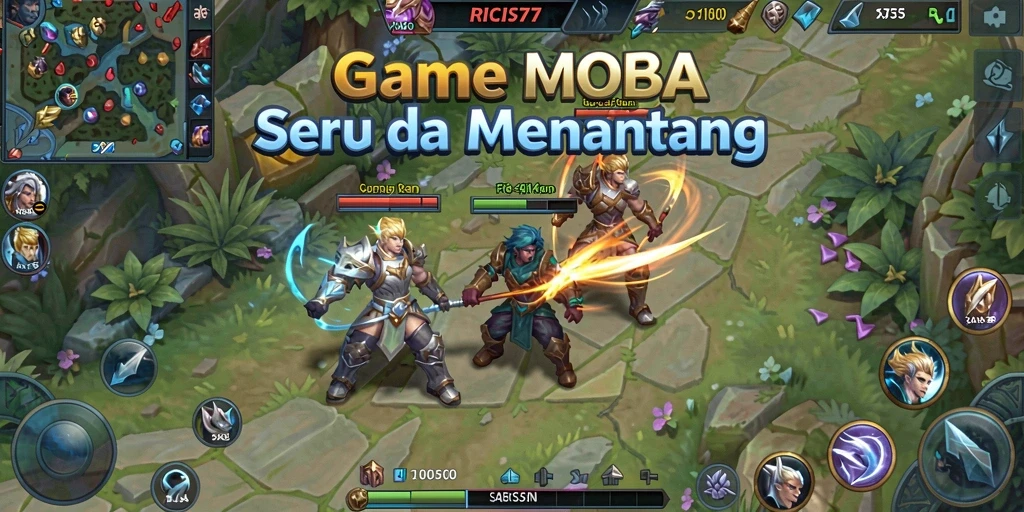Tampilan gameplay seru dari RICIS77 di medan pertempuran.