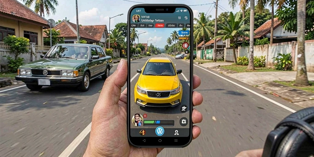 Tampilan antarmuka VW108 yang intuitif dan mudah digunakan.